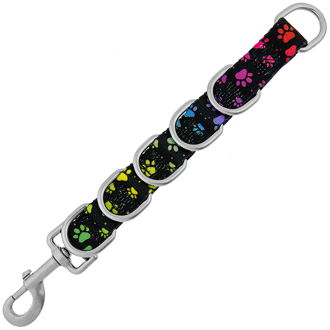 Extenders Rainbow Pretty Paws Regular Snap Single Sided by Groom Loop