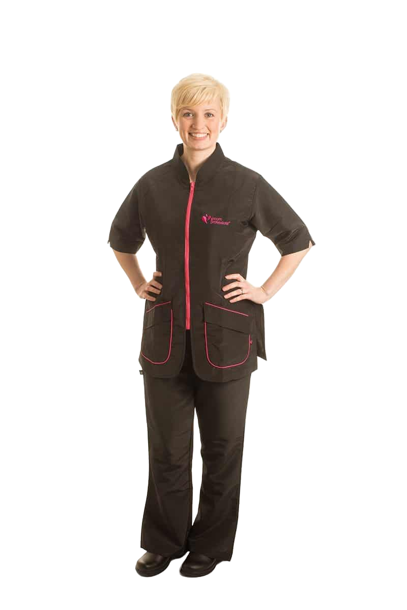 Pink Milano Grooming Jacket by Groom Professional