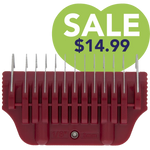 #5 1/8" Maroon Wide Snap on Comb by PetStore.Direct