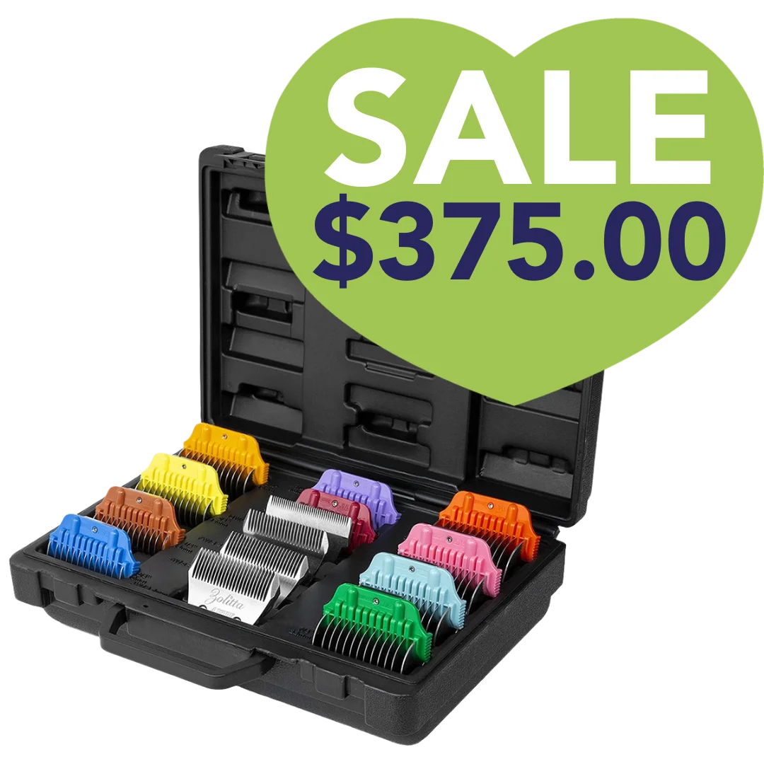 Zolitta 10 Colored Combs 1/8″ through 1 1/2″ with 4 blades SALE 