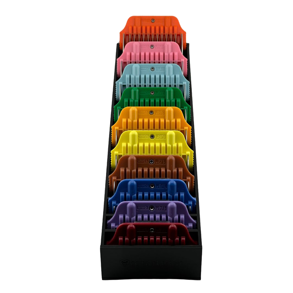 Wide 10 Blades/Combs Guard Holder Black by PetStore.Direct