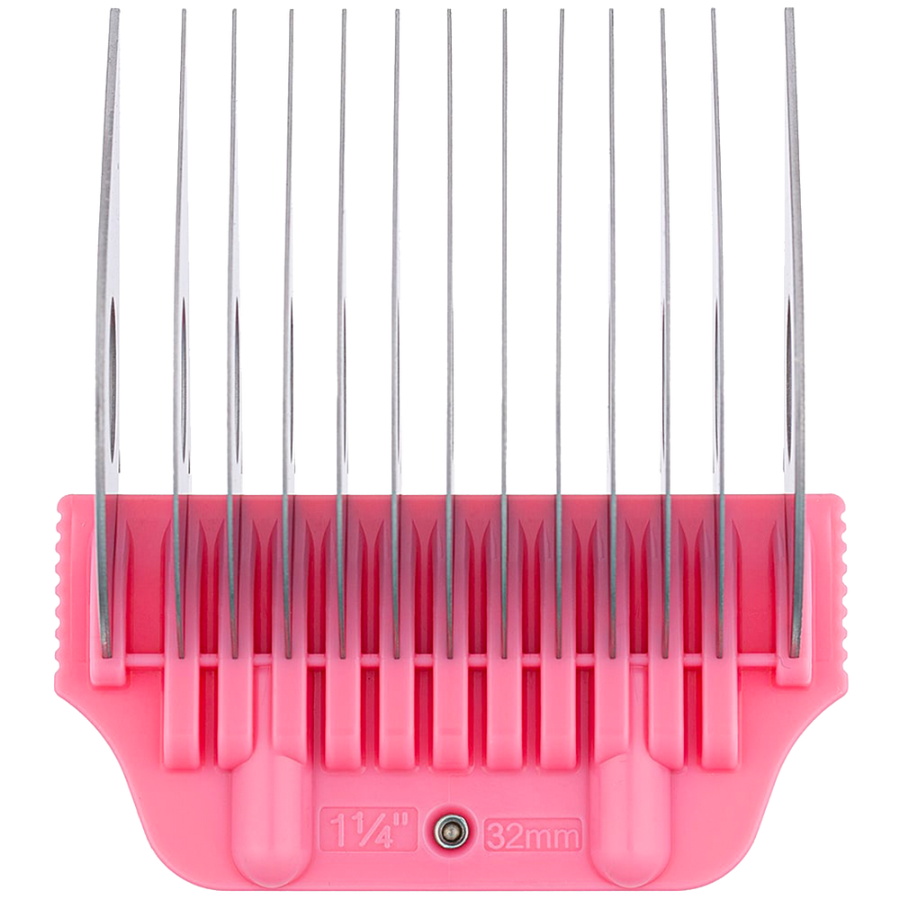 1 1/4" Pink Wide Attachment Comb 32 mm by Zolitta