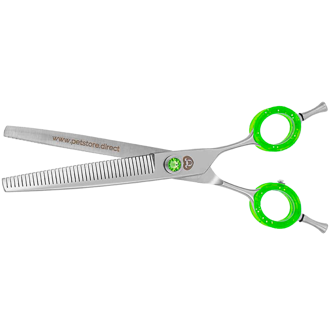 7 40T Straight Piano Blending Shears by PetStore.Direct
