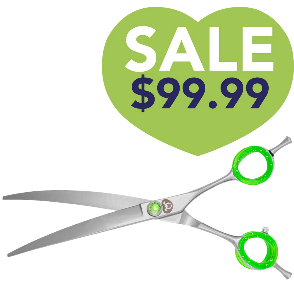 7.25" Super Curved Grooming Shears by PetStore.Direct