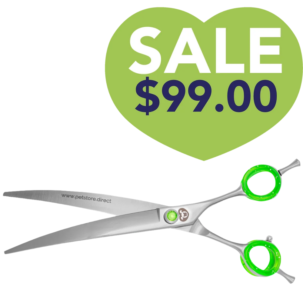 7.75" Super Curved Grooming Shears by PetStore.Direct