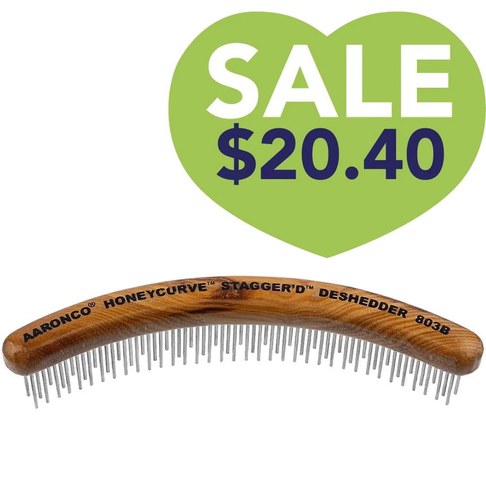 7" HoneyCurve Staggered Pins Comb 803B by Aaronco