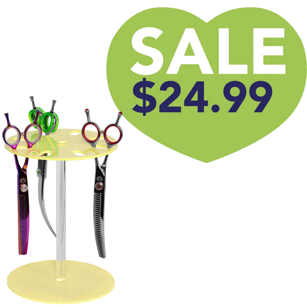 8 Scissor Holder Table Yellow by PetStore.Direct