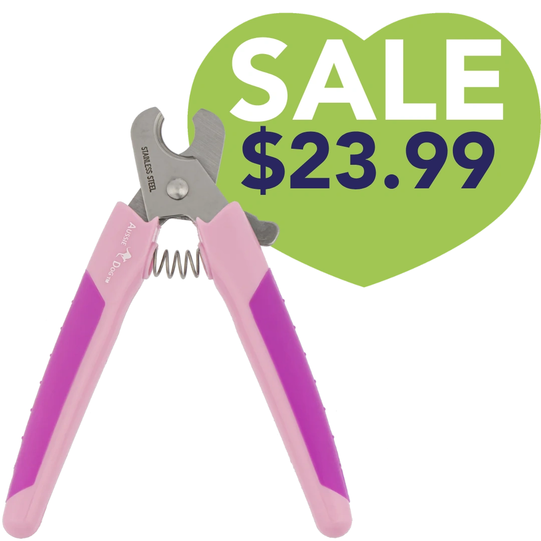 Nail Trimmer Pink and Purple Large by Aussie Dog