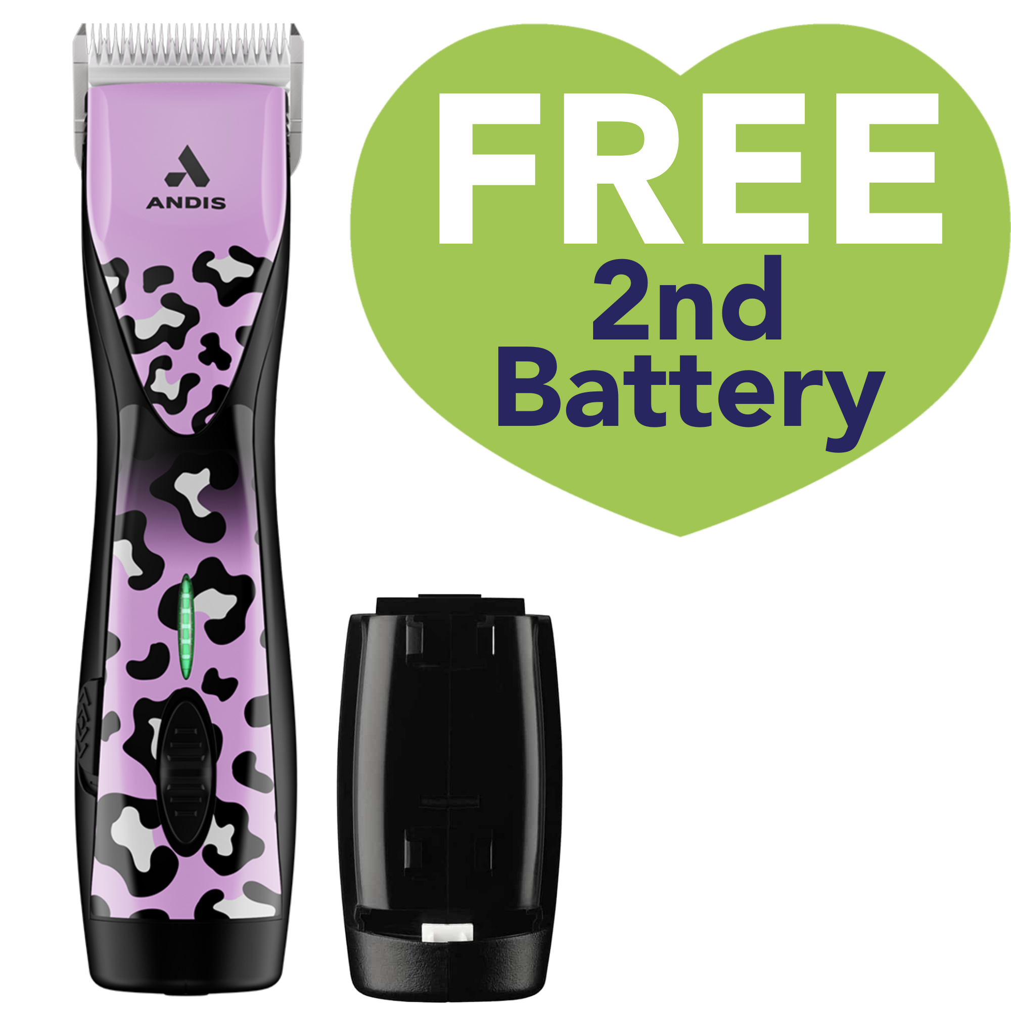 Pulse ZR II Wild Limited Edition Clipper with Free Second Battery by Andis