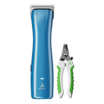 Emerge Lite Clipper Blue with Large Nail Clipper by Andis