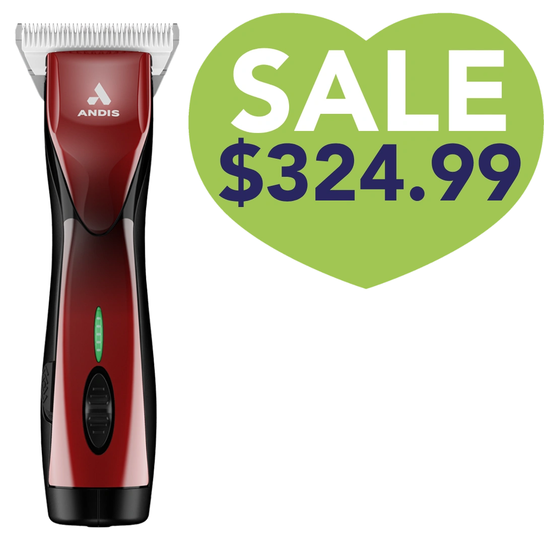 Pulse ZR II Red Clipper with Wide 30 Blade by Andis