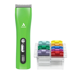 ProClip 5-in-1 Green Clipper with 8Pc Comb Attachment Set by Andis