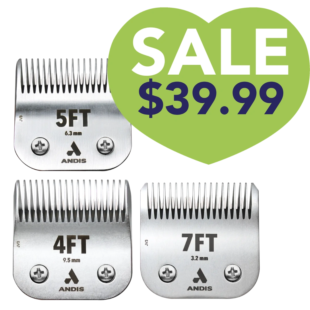 CeramicEdge Fine-Tooth Blade Set of 3 by Andis