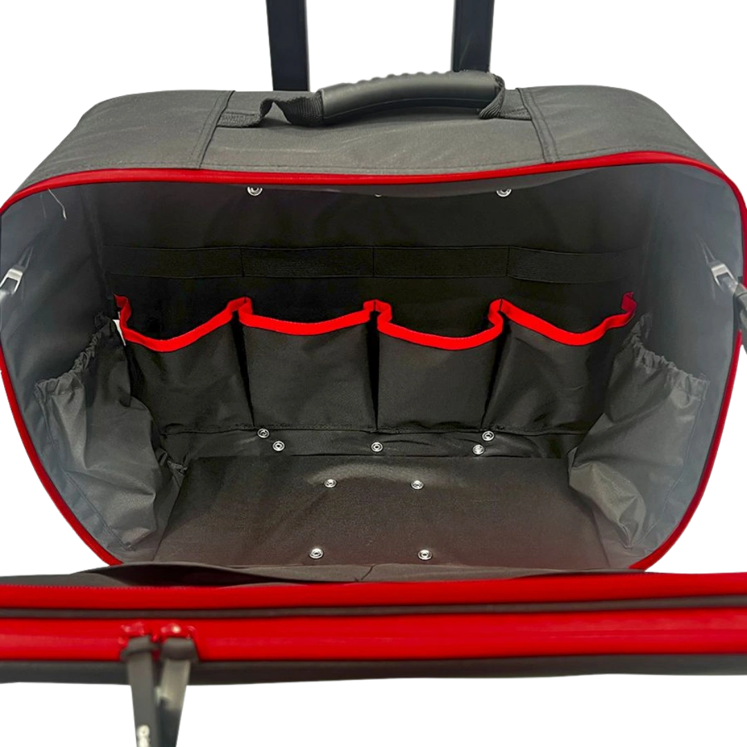 Pandora Suitcase Black & Red by Artero