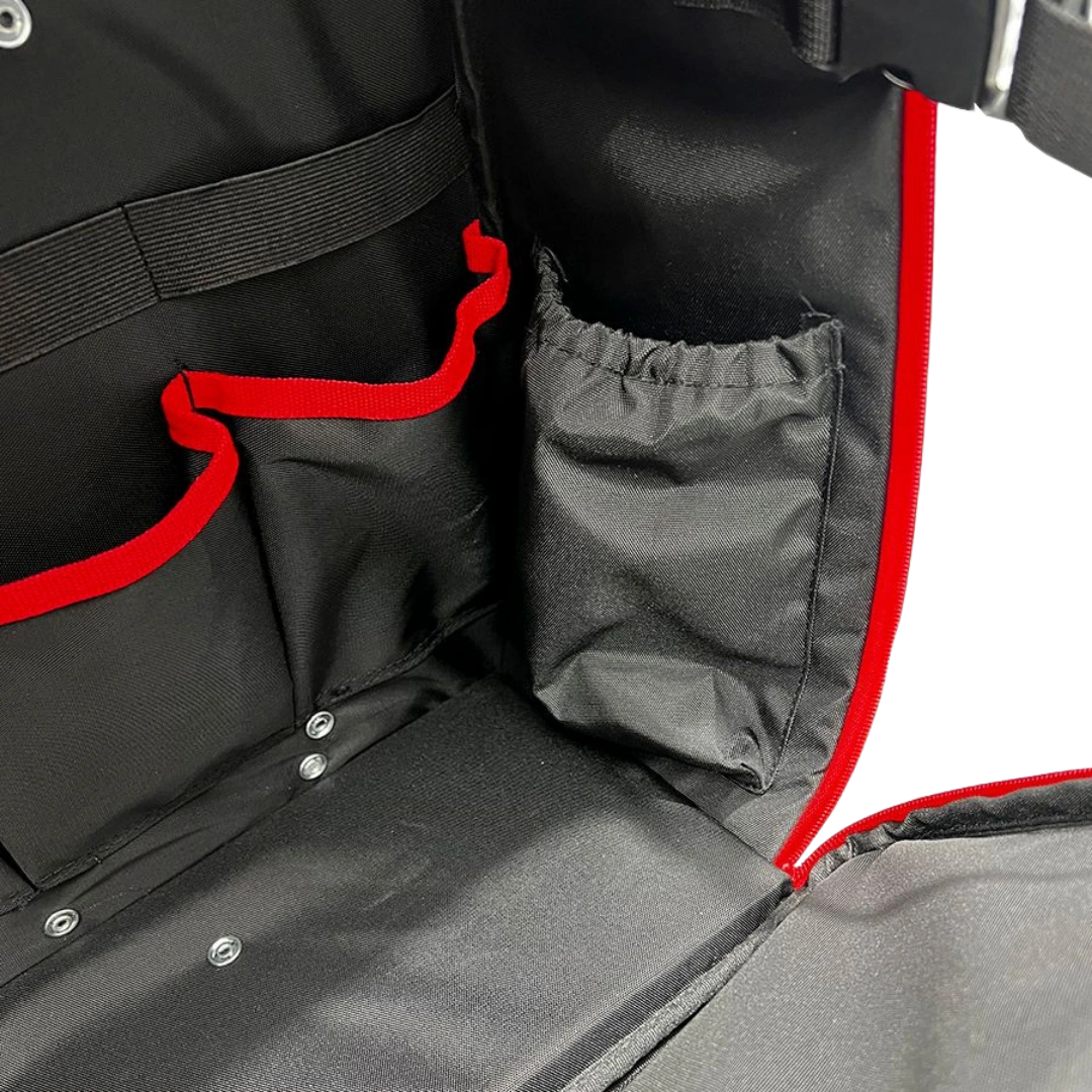 Pandora Suitcase Black & Red by Artero