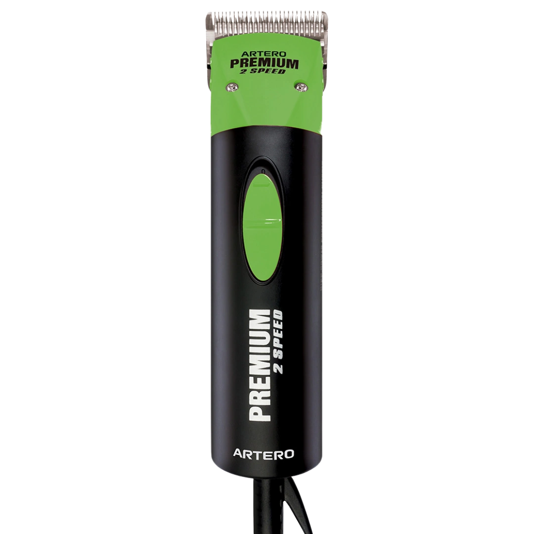 Premium Green Professional Grooming Two Speed Clipper by Artero