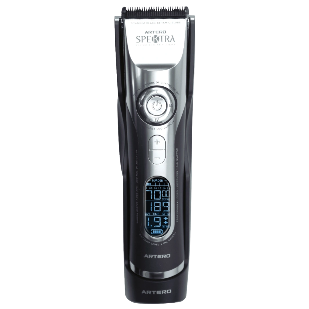 Spektra Clipper with Metaplex 8pc Metal Comb Set and Katana Blade by Artero