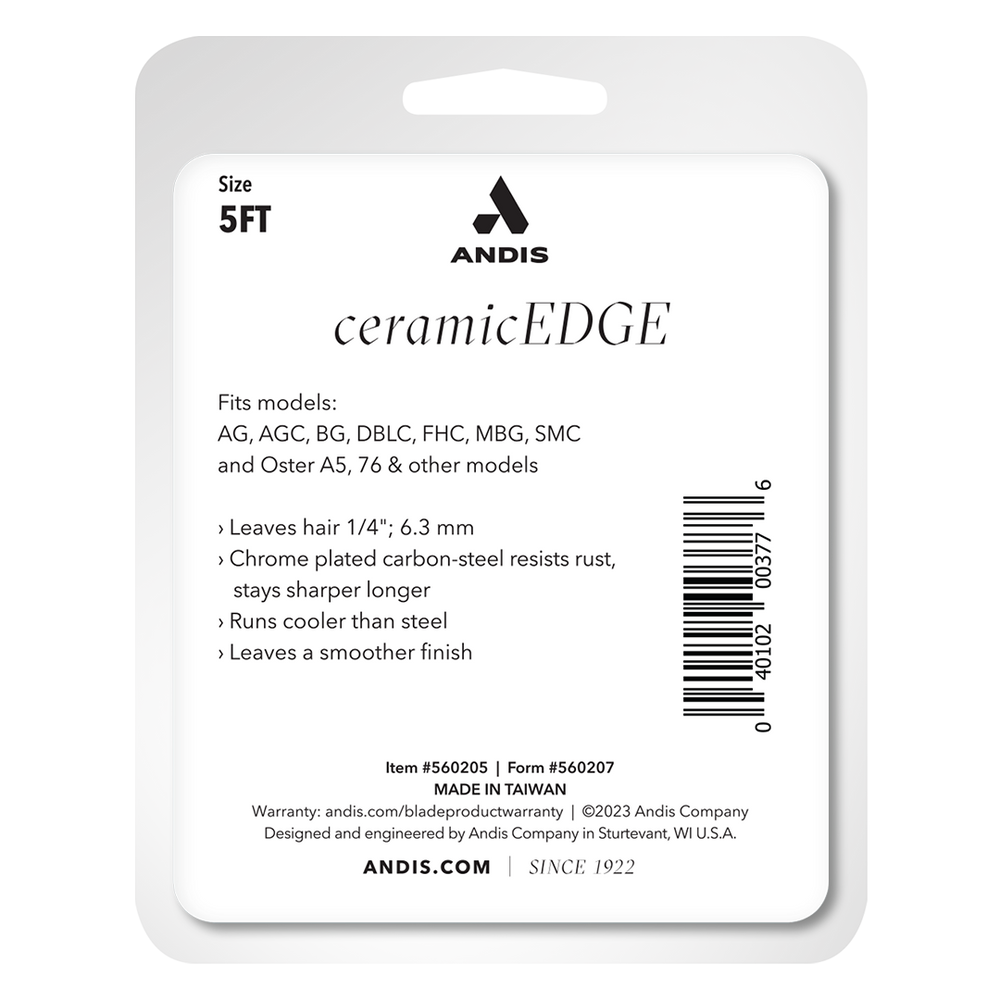 #5FT CeramicEdge Detachable Blade by Andis