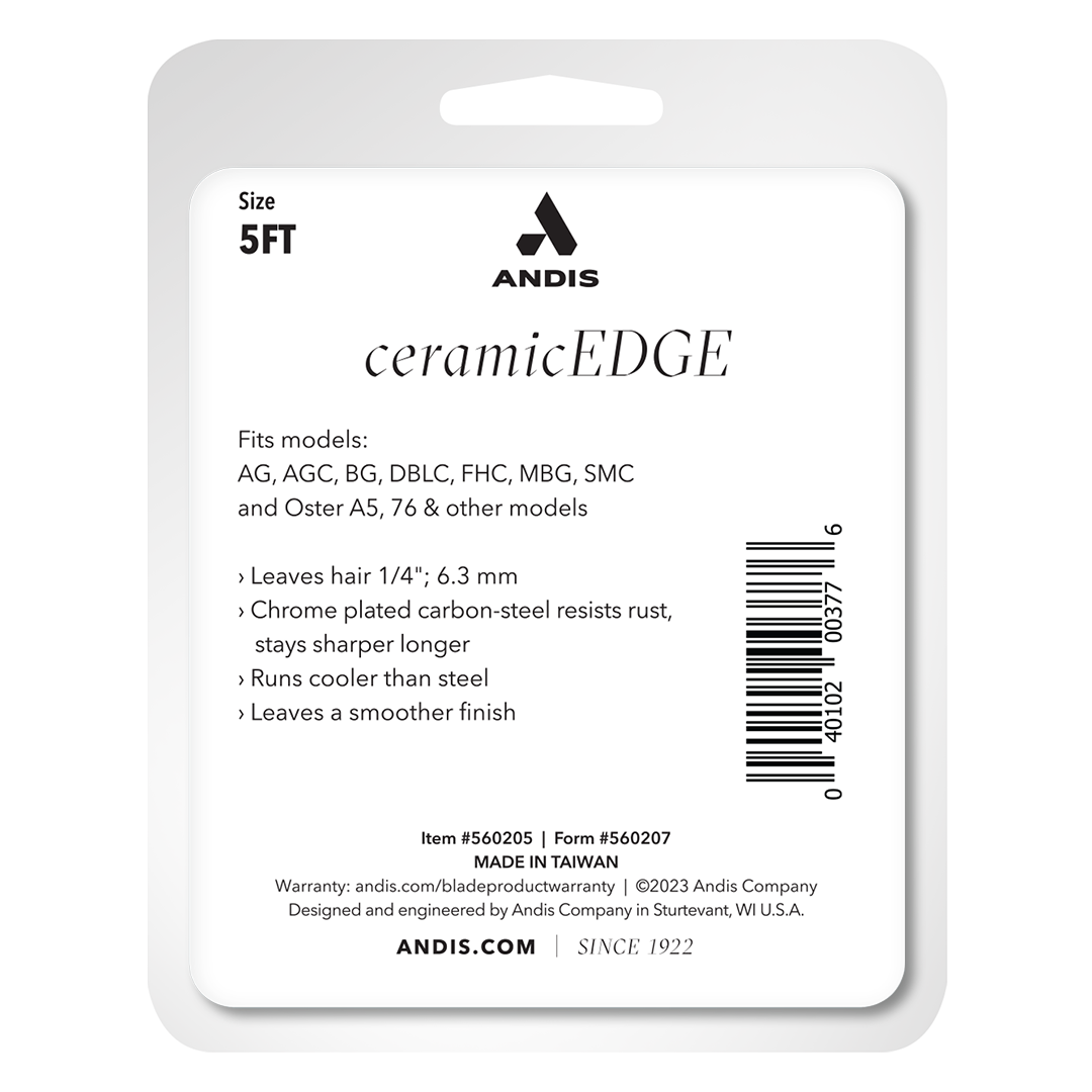 #5FT CeramicEdge Detachable Blade by Andis