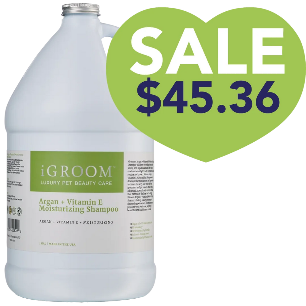 Argan and Vitamin E Shampoo Gallon by iGroom