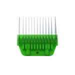 5/8" #0 Wide Snap-On Combs Green by Artero