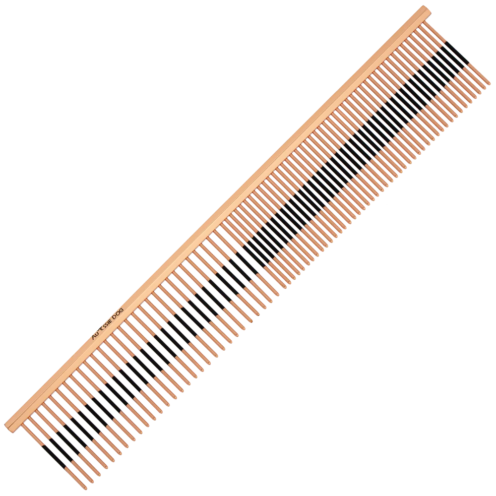 7.5" 50/50 Detail Ionic Strip Comb by Aussie Dog
