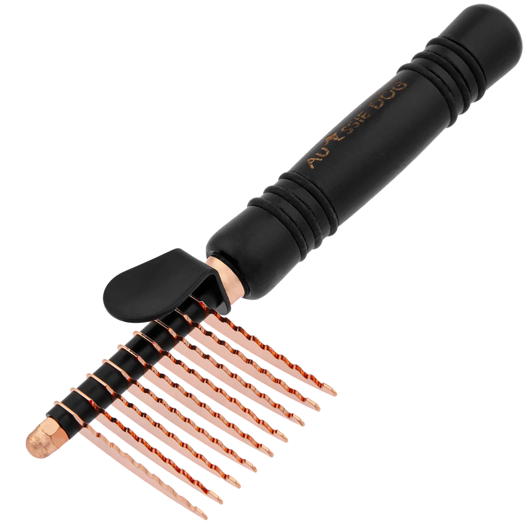 Large 9 Straight Blade De-matt Tool by Aussie Dog