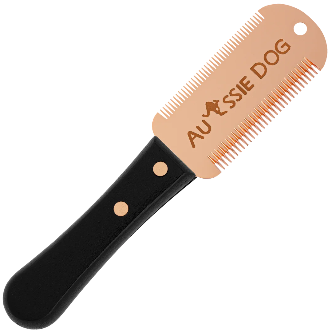 29T Coarse and 38T Fine Stripping Knife by Aussie Dog