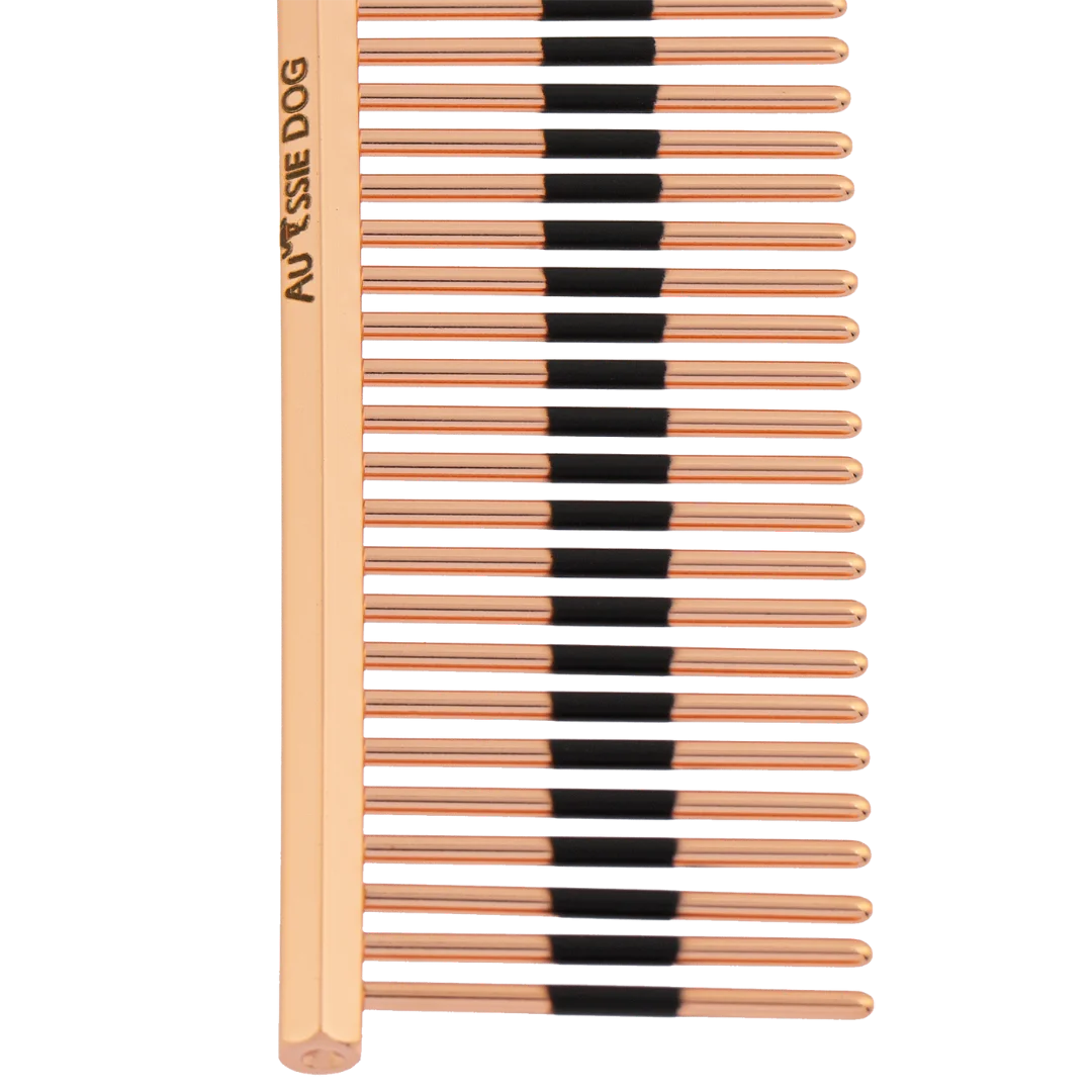 Rat Tail Coarse Ionic Strip Comb by Aussie Dog