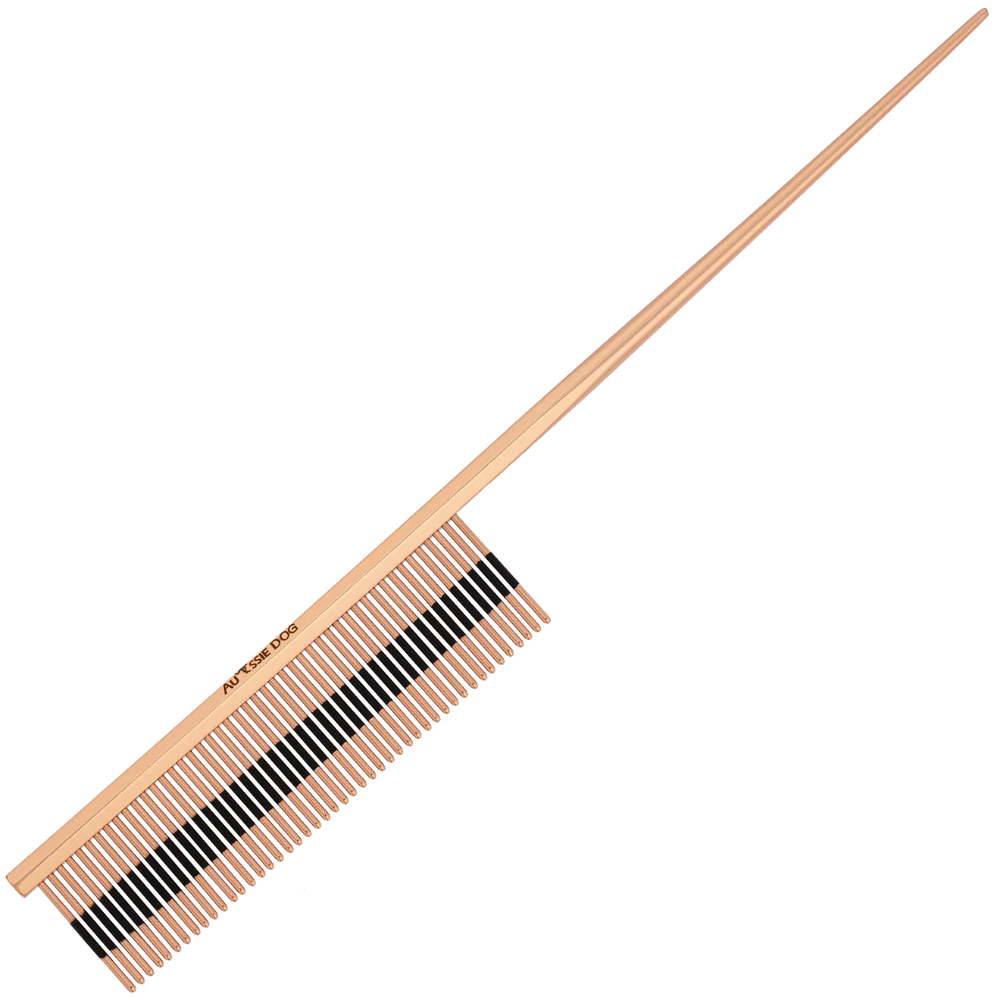 Rat Tail Fine Ionic Strip Comb by Aussie Dog