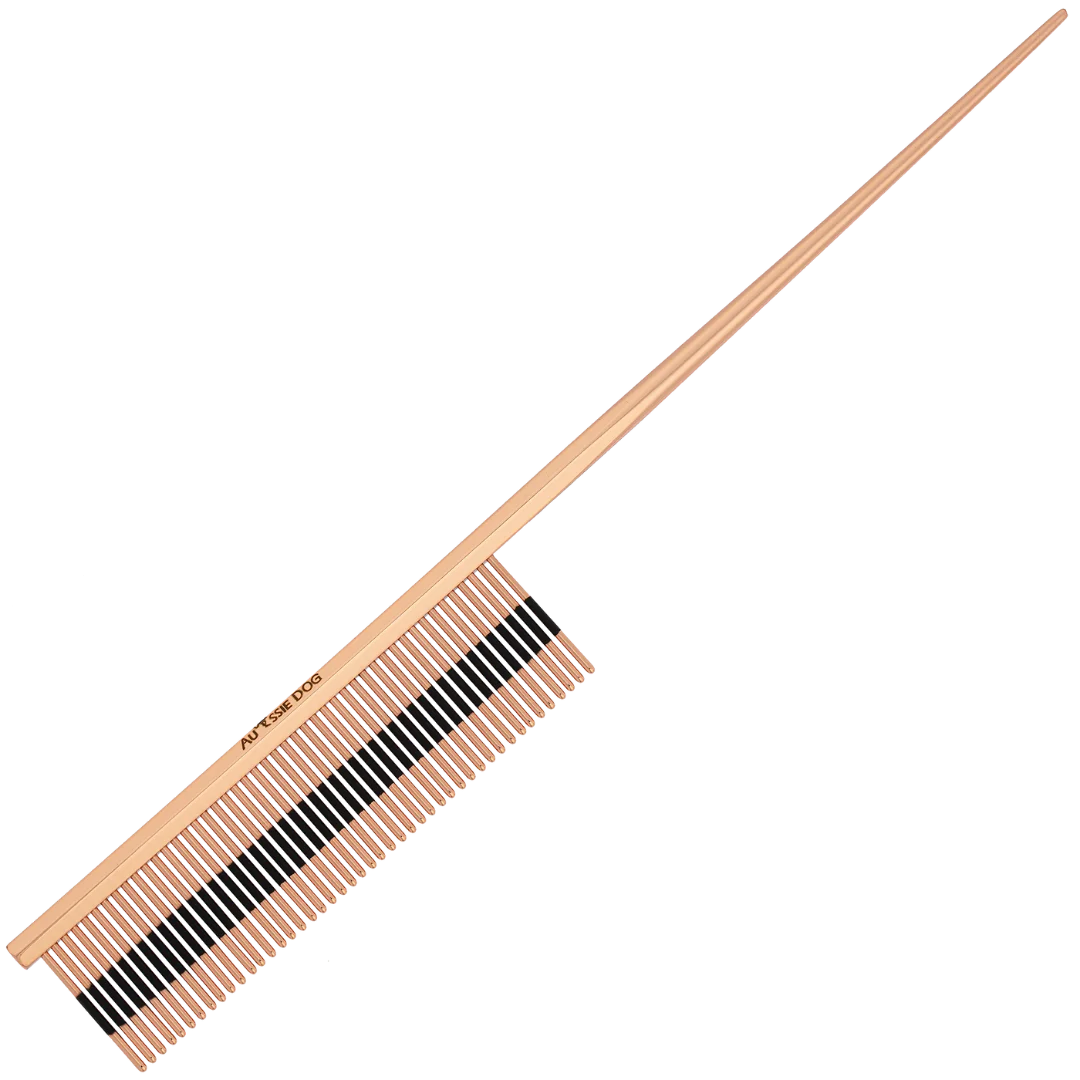 Rat Tail Fine Ionic Strip Comb by Aussie Dog