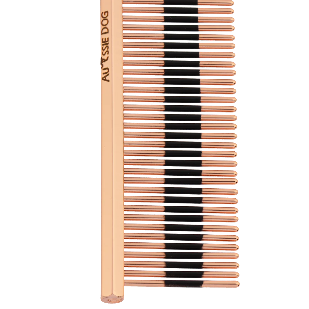 Rat Tail Fine Ionic Strip Comb by Aussie Dog