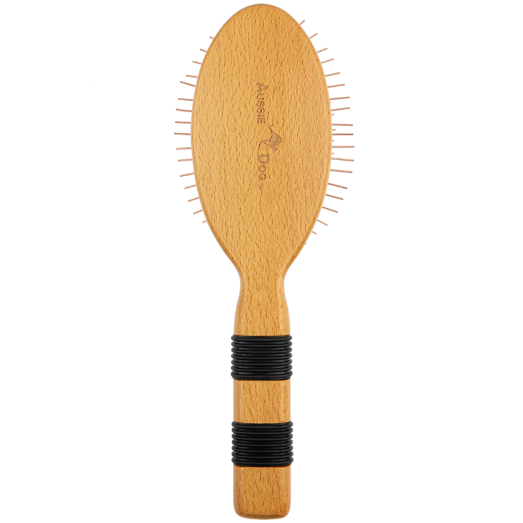 Rounded Pins Oval Brush by Aussie Dog