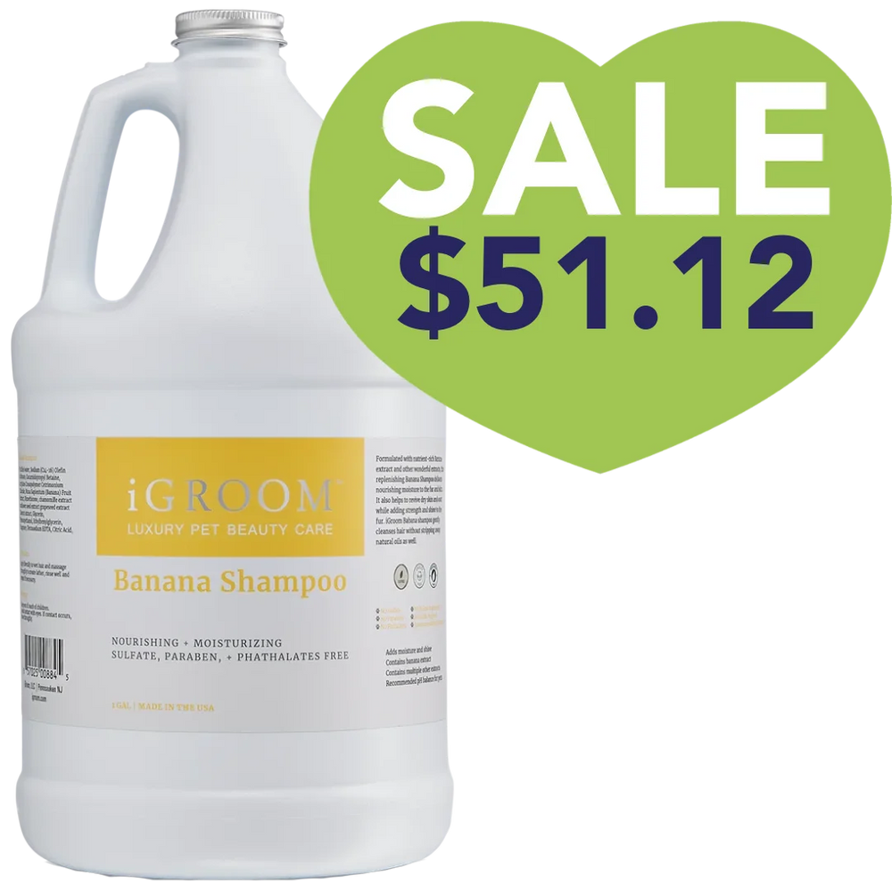 Banana Shampoo Gallon by iGroom