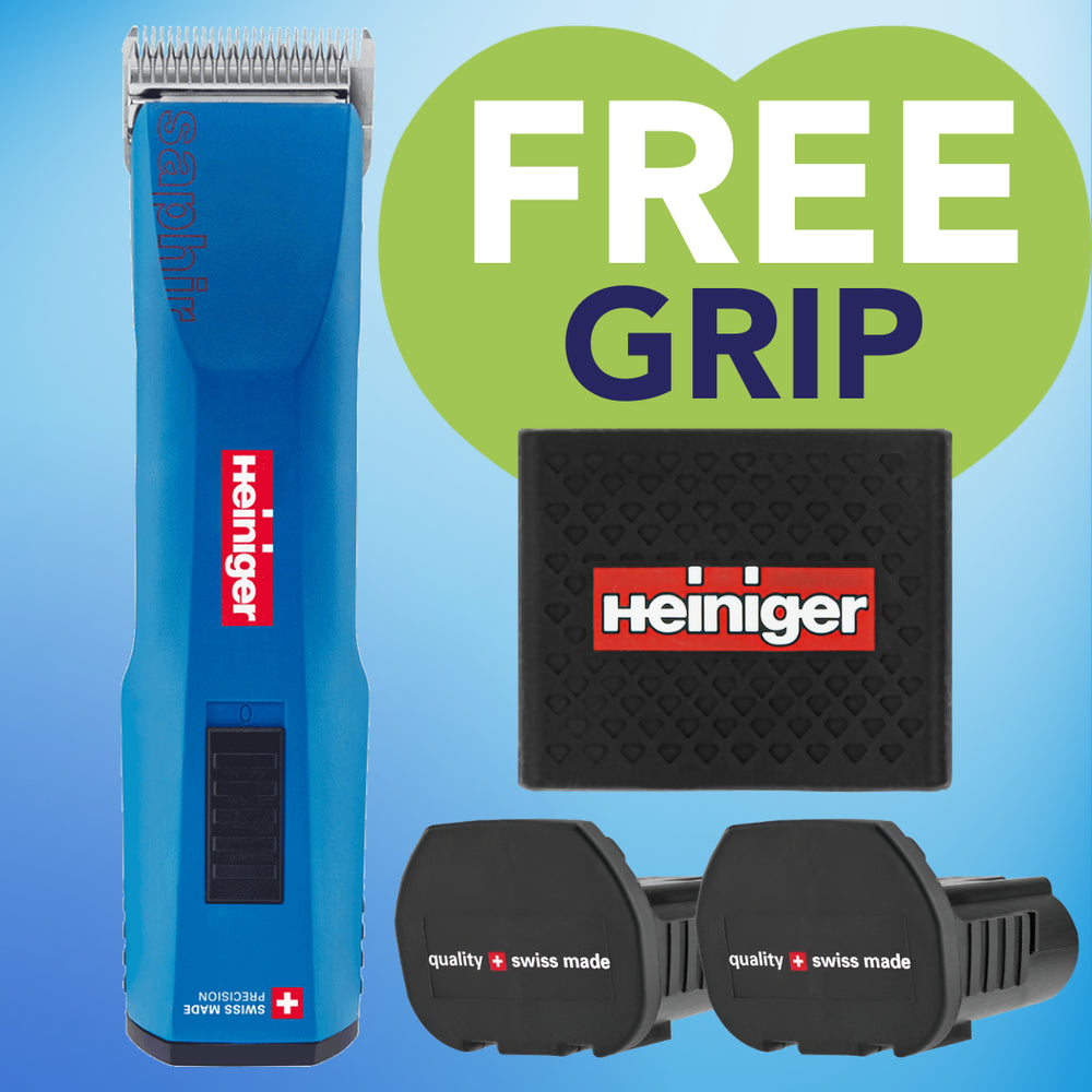 Blue Saphir Cordless Clipper Two Batteries