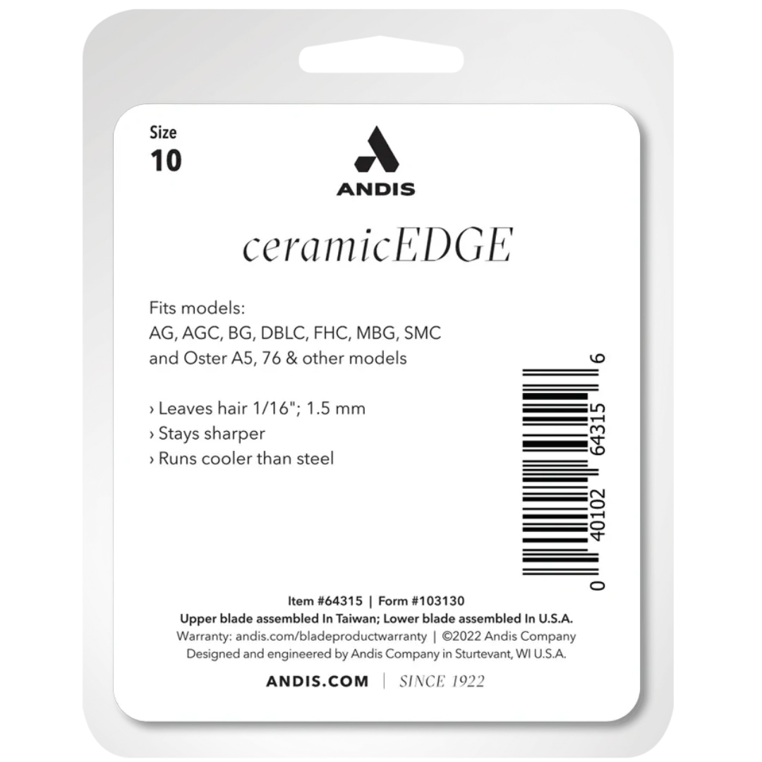 #10 CeramicEdge Detachable Blade by Andis