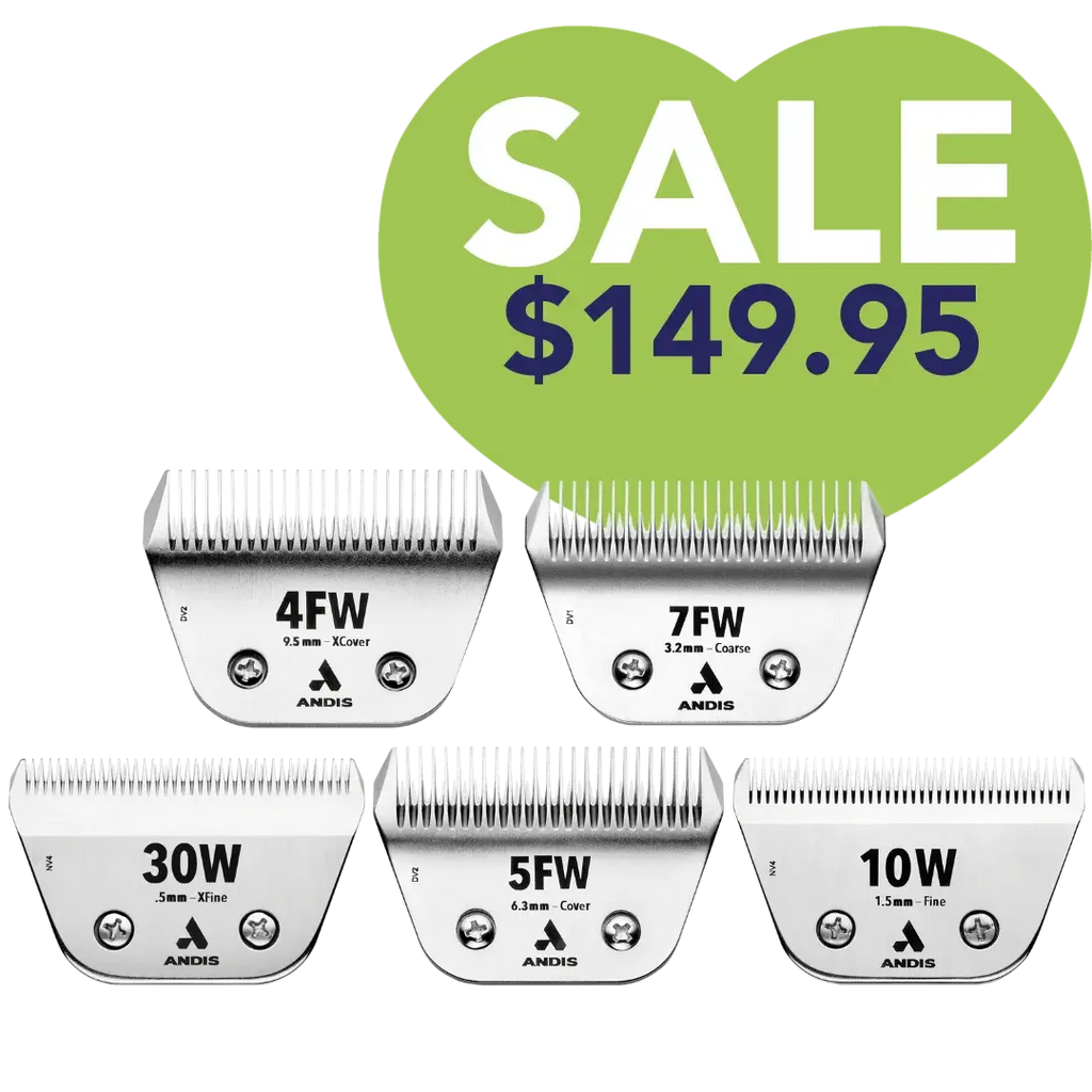 CeramicEdge Wide Blade Set of 5 by Andis