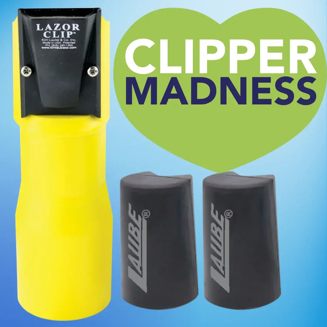 Lazor Blade Cordless 2 Speed Clipper Yellow with Two Batteries by Laube