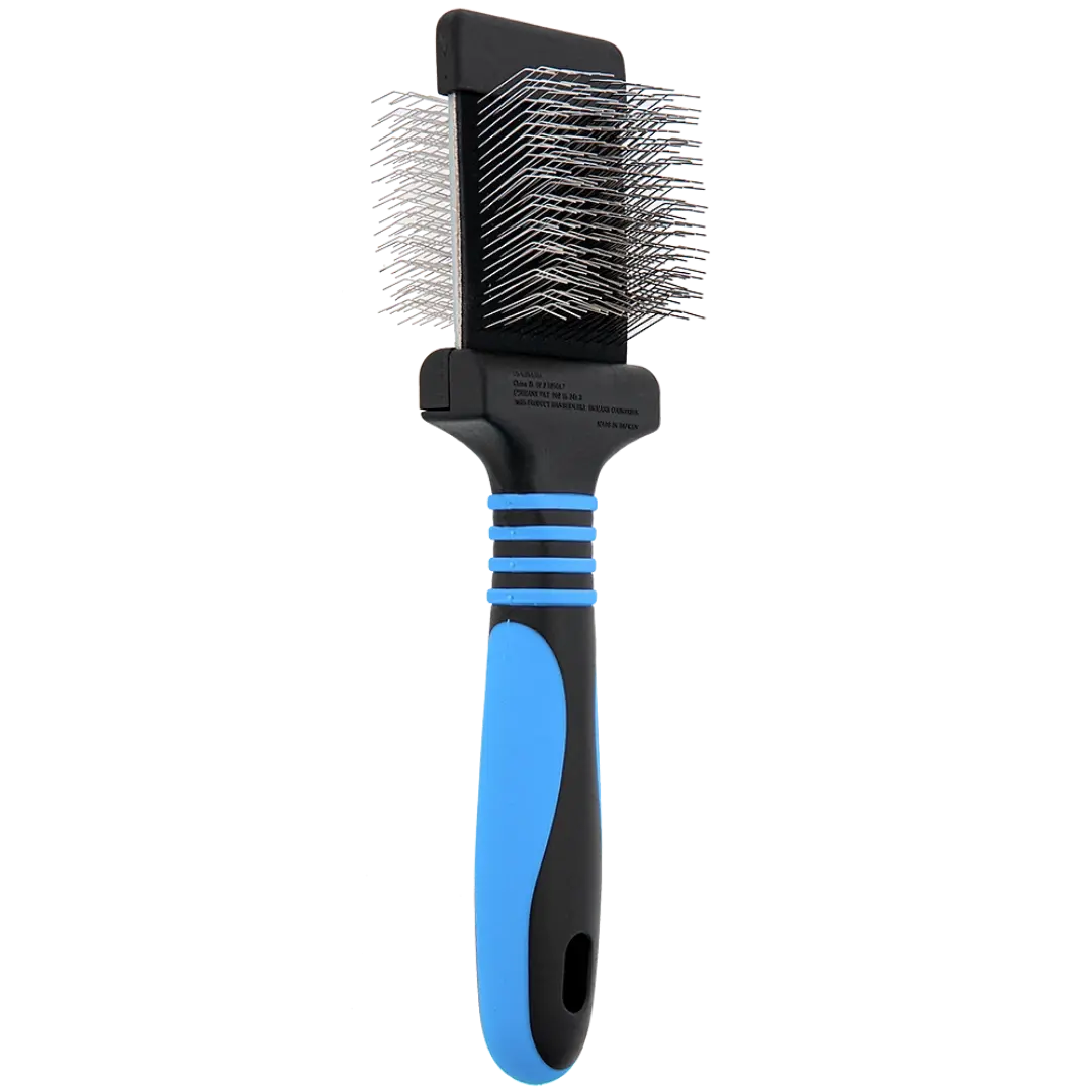 Mini Doodle Firm Blue Slicker Brush by Dog Fashion Spa