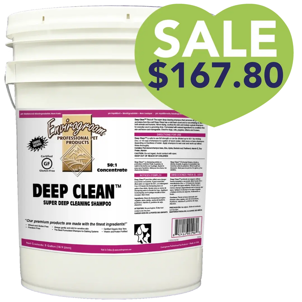 Deep clean shampoo bucket by envirogroom