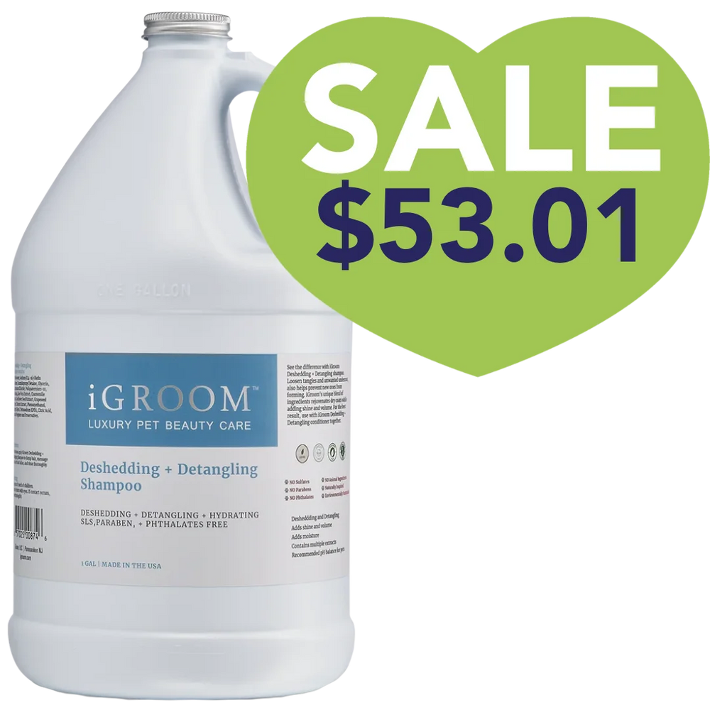Deshedding and Detangling Shampoo Gallon by iGroom