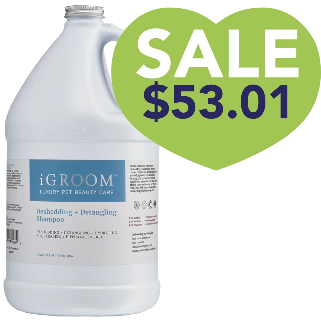 Deshedding and Detangling Shampoo Gallon by iGroom