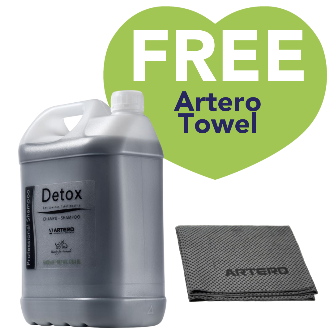 Detox Shampoo 180oz with Free Towel by Artero