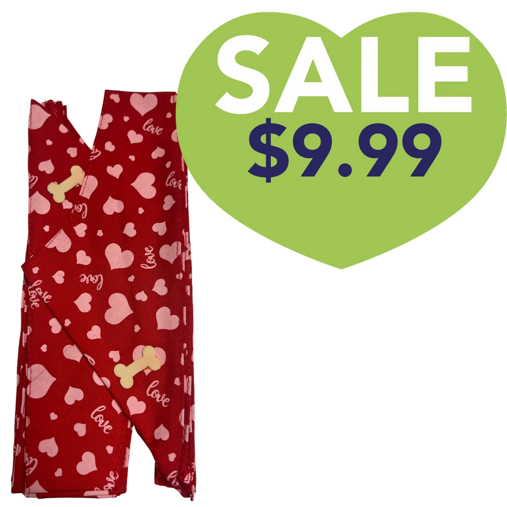Valentines Dog Bandana Design #88 by Cecilia (Set of 10)
