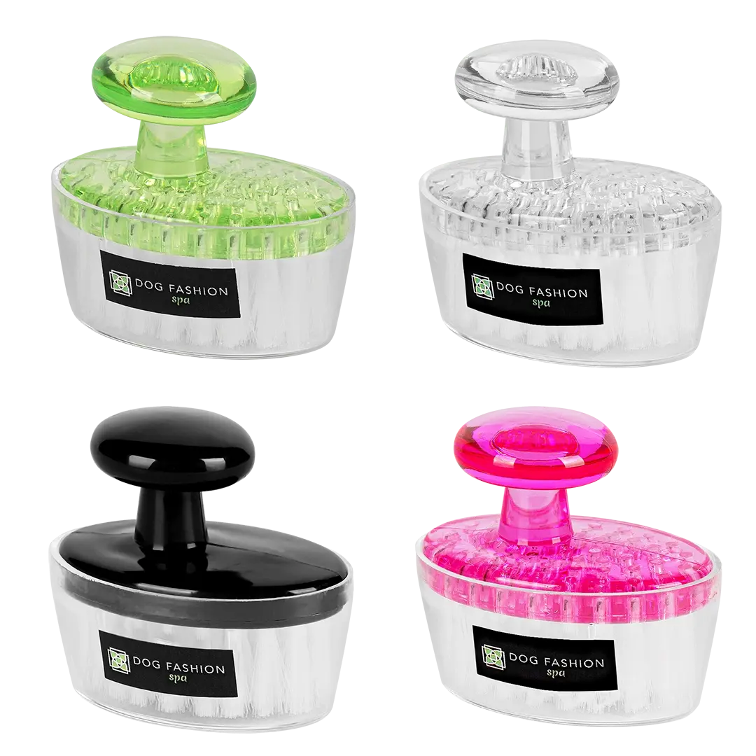 Set of 4 Face and Paw Brush by Dog Fashion Spa