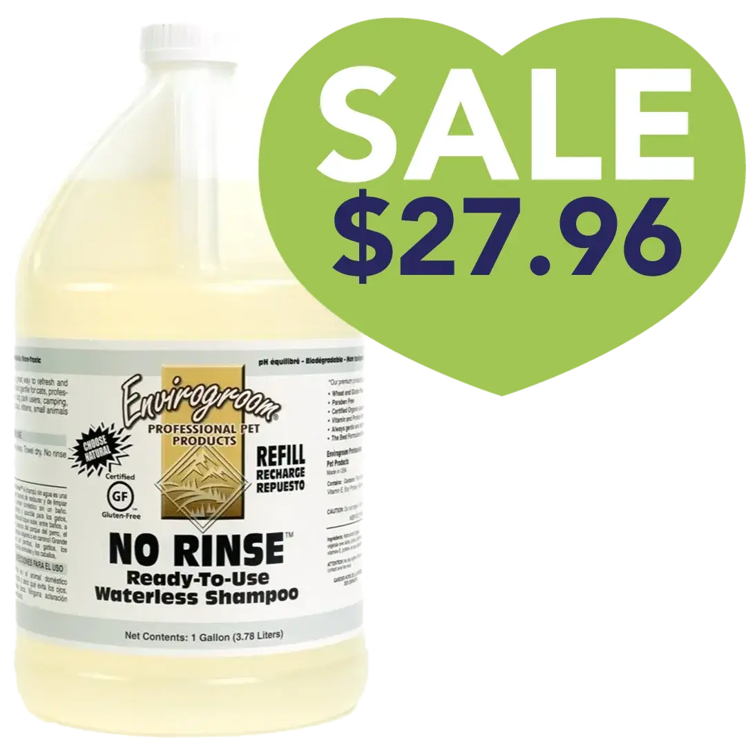 No Rinse Waterless Shampoo Spray 1 Gallon by Envirogroom