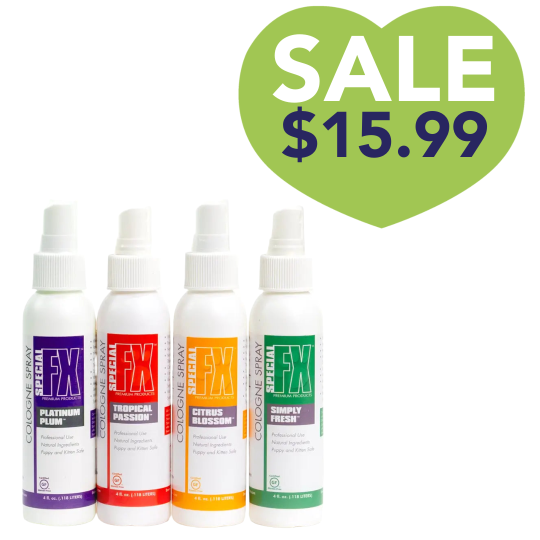 Set of 4 Colognes 4oz by Special FX