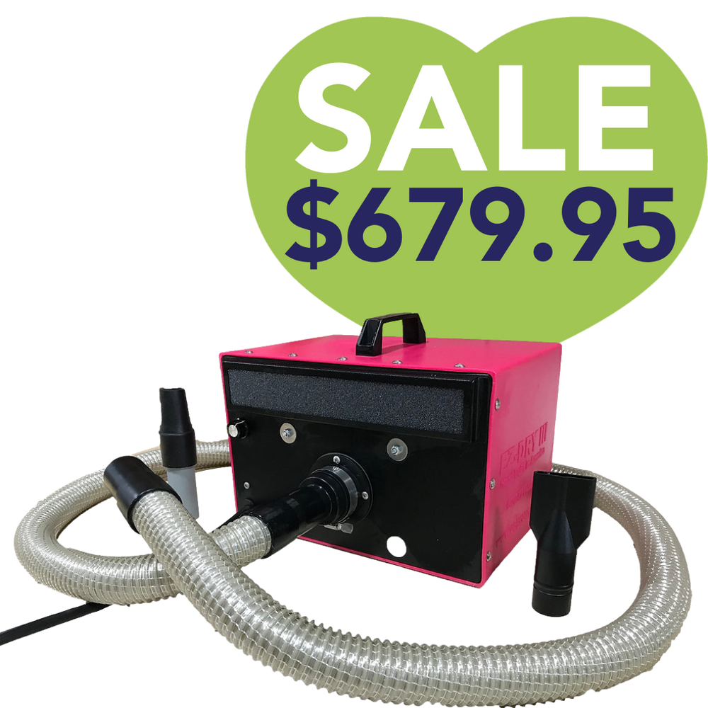 EZ-DRY III Variable Speed Force Dryer Pink by EZ-Groom