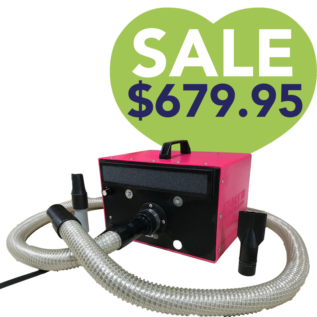 EZ-DRY III Variable Speed Force Dryer Pink by EZ-Groom