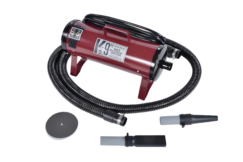 K-9 II Dog Dryer Two-Speed with Free Water Peeler Attachment by Electric Cleaner